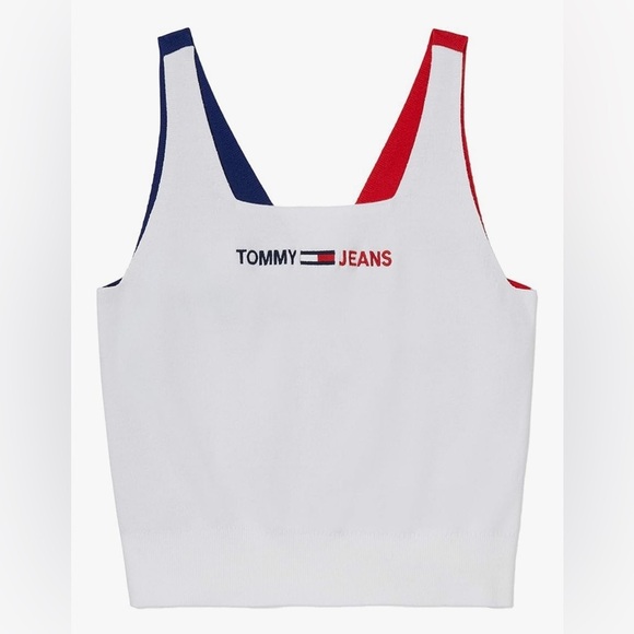 Tommy Hilfiger Tops - Tommy Hilfiger Adaptive Sleeveless Sweater Size Medium- USA Americana
